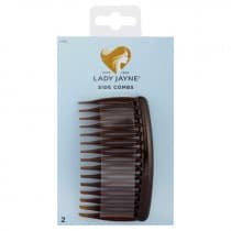 Lady Jayne Large Shell Side Combs 2 Pack