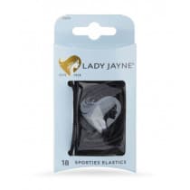 Lady Jayne Black Super Hold Elastics 18 Pack