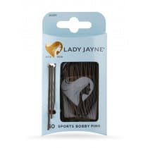 Lady Jayne Brown Super Hold Contoured Bobby Pins 60 Pack