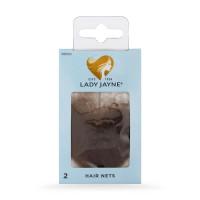 Lady Jayne Light Brown Hair Nets 2 Pack