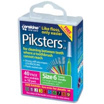 Piksters Size 6 Green 40 Pack