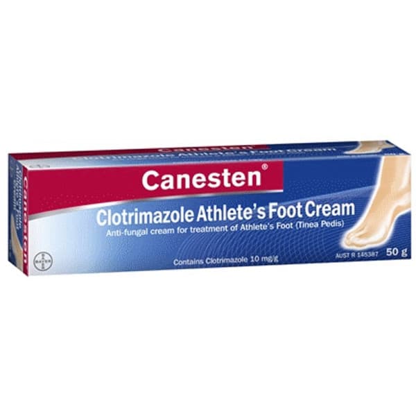 Buy Canesten Clotrimazole Athletes Foot Cream 50g Online Chempro Chemists