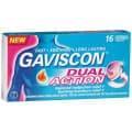 Gaviscon Dual Action 16 Chewable Peppermint Tablets
