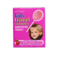 Key Sun Kids Travel Sickness Strawberry 10 Lozenges