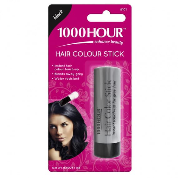 1000 Hour Hair Colour Stick Black 14g