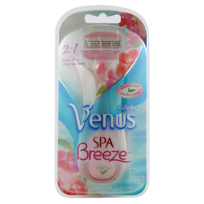 Buy Gillette Venus Comfortglide White Tea Razor With 2 Cartridges