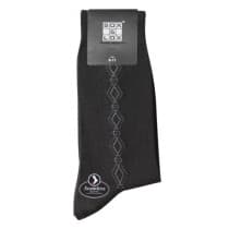 Sox And Lox Mens Fine Business Socks w/ Seamless Toe Black Size 6 to 11