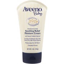 Aveeno Baby Fragrance Free Soothing Relief Moisture Cream 139g