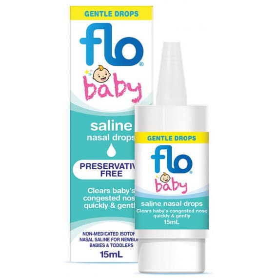 Flo Saline Nasal Drops For Babies 15ml