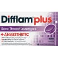 Difflam Plus Sore Throat Lozenges + Anaesthetic Berry 16 Lozenges