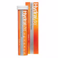 Hydralyte Electrolyte Orange Flavoured 20 Effervescent Tablets