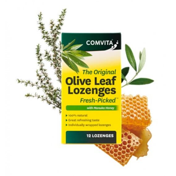 Buy Comvita Olive Leaf Extract With Manuka Honey 12 Lozenges Online