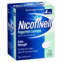 Nicotinell Lozenges Peppermint 4mg 72 Pack