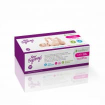 New Beginnings Bamboo Dry Wipes Soft Pack 100 Pcs