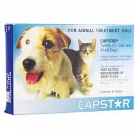 Capstar Flea Treatment For Cats and Dogs 0.5 To 11Kg 6 Tablets