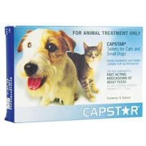 Capstar Flea Treatment For Cats & Dogs 0.5 To 11Kg 6 Tablets