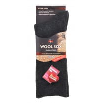 Sox & Lox Mens Business Diabetic Friendly (Wool) Socks Black (Size 6 - 11)