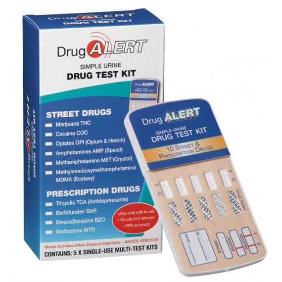 Drug Alert Street Drugs & Prescription Drugs Test Kit 5 Tests