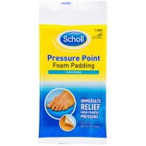 Scholl Pressure Point Foam Padding 7.5cm x 11.5cm 1 Sheet