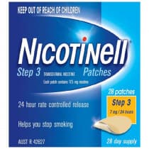Nicotinell Patches Step 3 7mg 28 Patches