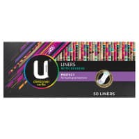 U By Kotex Designer Series Protect Liners 30 Pack