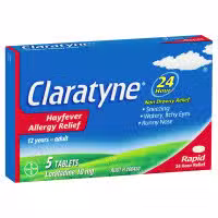 Claratyne Hayfever and Allergy Relief Rapid 5 Tablets