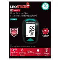 Lifesmart Two Plus Blood Glucose B Ketone Monitor System LS 946N Non Bluetooth Device Only