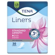 Tena Liners Standard Length 30 Pack