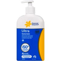 Cancer Council Ultra Sunscreen SPF50 Plus Pump 500ml