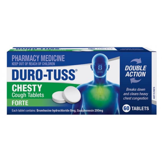 Durotuss Chesty Forte 60 Tablets