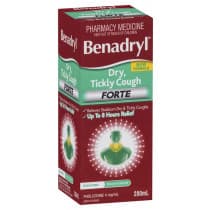 Benadryl Dry Tickly Cough Forte Peach 200ml