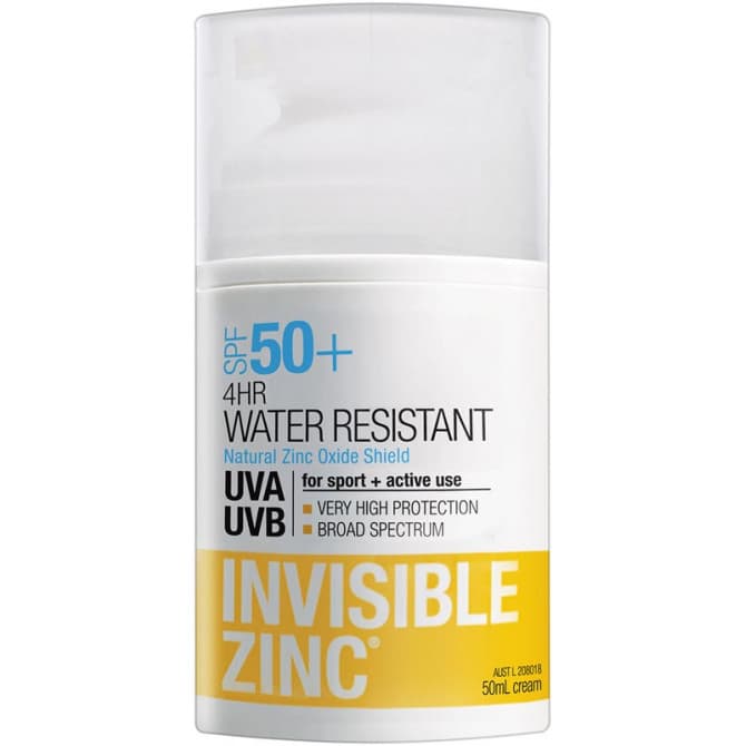Buy Invisible Zinc Sunscreen Lotion SPF50+ 4HR Water Resistant 50ml Online Chempro Chemists