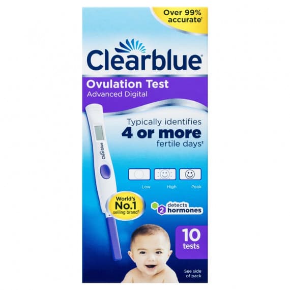 Buy Clearblue Advanced Digital Ovulation Test 10 Test Online Chempro
