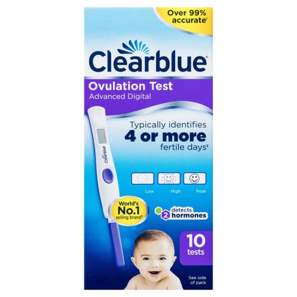 Buy Clearblue Advanced Digital Ovulation Test 10 Test Online Chempro