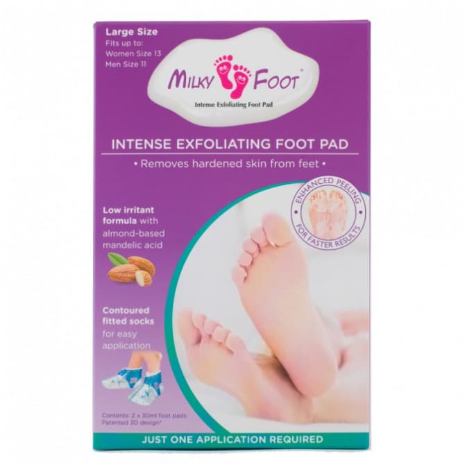 Buy Milky Foot Intense Exfoliating Foot Pad Large Size Online Chempro