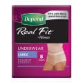 Depend Realfit Underwear For Women Large 8 Pack