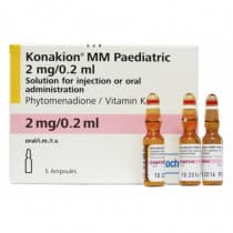 Konakion MM 2mg/0.2mL Paediatric Ampoules X 5
