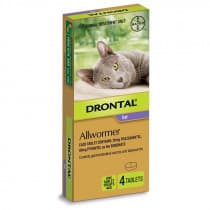 Drontal Cat Allwormer 4kg 4 Tablets