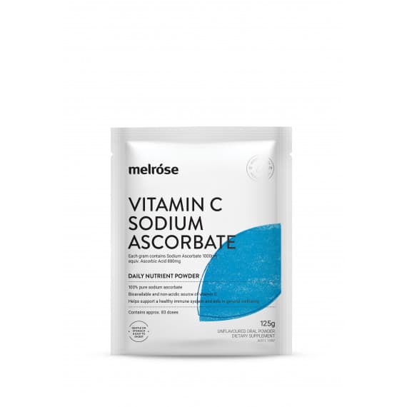 Buy Melrose Vitamin C + Sodium Ascorbate 125g Online Chempro Chemists