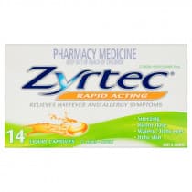 Zyrtec Rapid Acting 14 Liquid Capsules