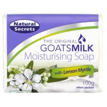 Natural Secrets Goatsmilk Moisturising Soap Lemon Myrtle 100g
