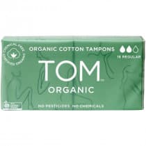 TOM Organic Regular Tampons 16 Pack