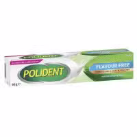 Polident Denture Adhesive Cream Flavour Free 60g