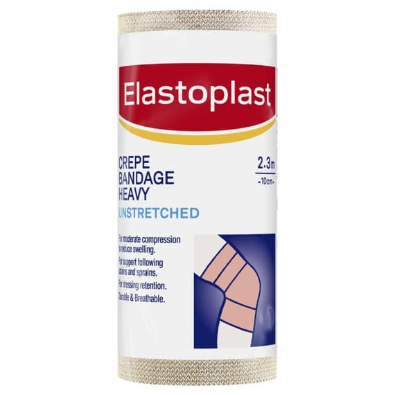 Buy Elastoplast Heavy Weight Crepe Bandage 10cm x 2.3m Online Chempro AU