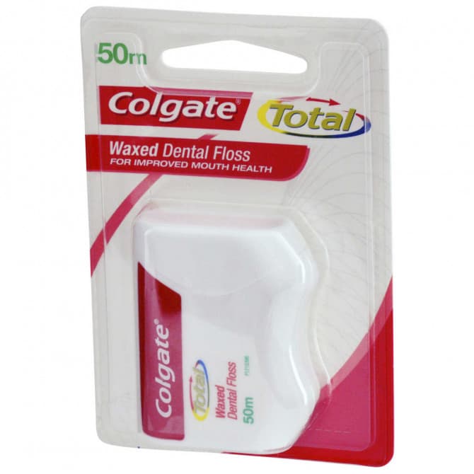 Buy Colgate Total Waxed Dental Floss 50m Online Chempro Chemists
