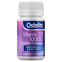 Ostelin Vitamin D3 1000IU 60 Capsules