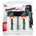 Energizer Max D Batteries 2 Pack