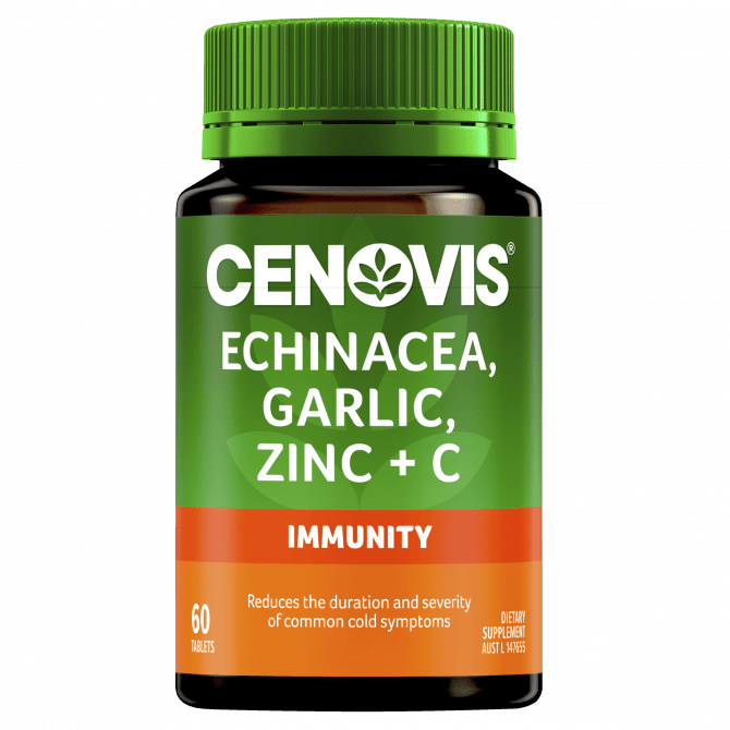 Buy Cenovis Echinacea Garlic Zinc & C 60 Tablets Online Chempro Chemists