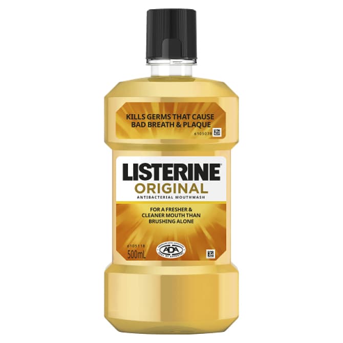Buy Listerine Antiseptic Mouthwash Gold 500ml Online Chempro Chemists