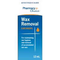 Pharmacy Choice Wax Removal Ear Drops 12ml